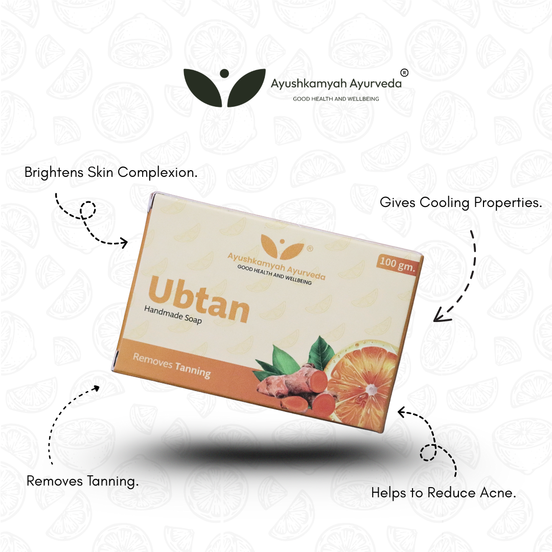 Ubtan Handmade Soap – Brightening & Tan Removal | Ayurvedic Soap | 100gm