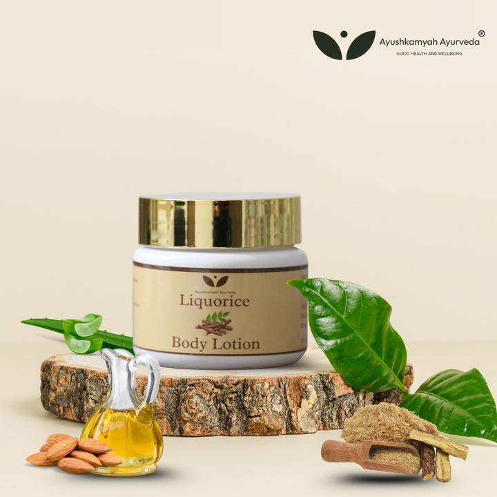 Liquorice Body Lotion – Herbal Skin Brightening & Nourishing Formula | 100% Ayurvedic