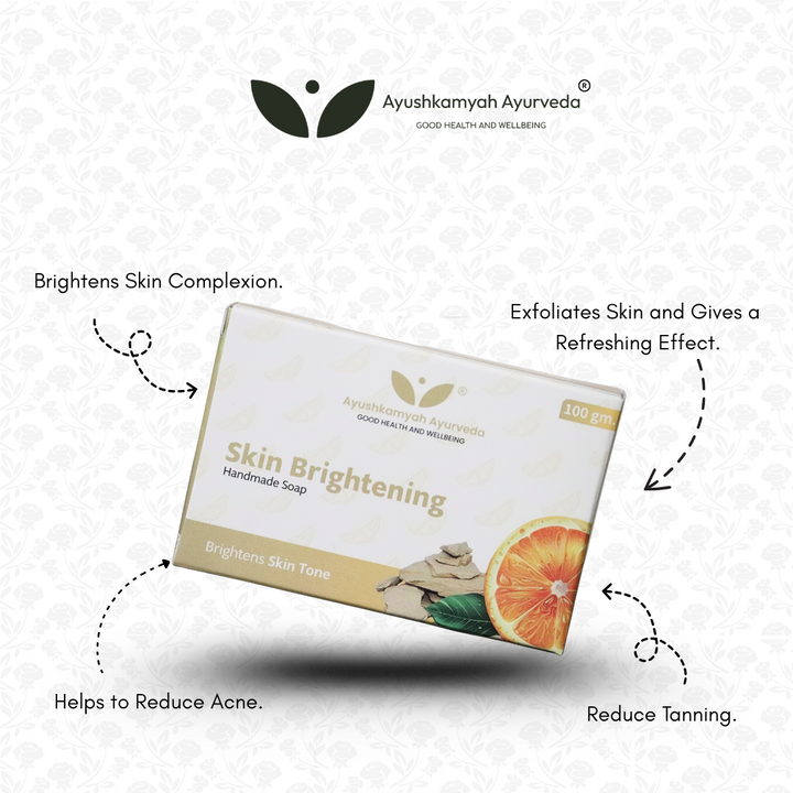 Skin Brightening Handmade Soap – Ayurvedic Glow & Tan Removal | 100gm