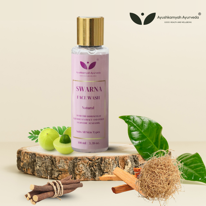 Swarna Face Wash – Natural Ayurvedic Cleanser (100 ml)
