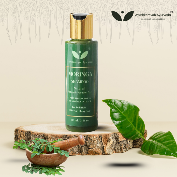 Moringa Shampoo – Natural & Sulfate-Free (100 ml)