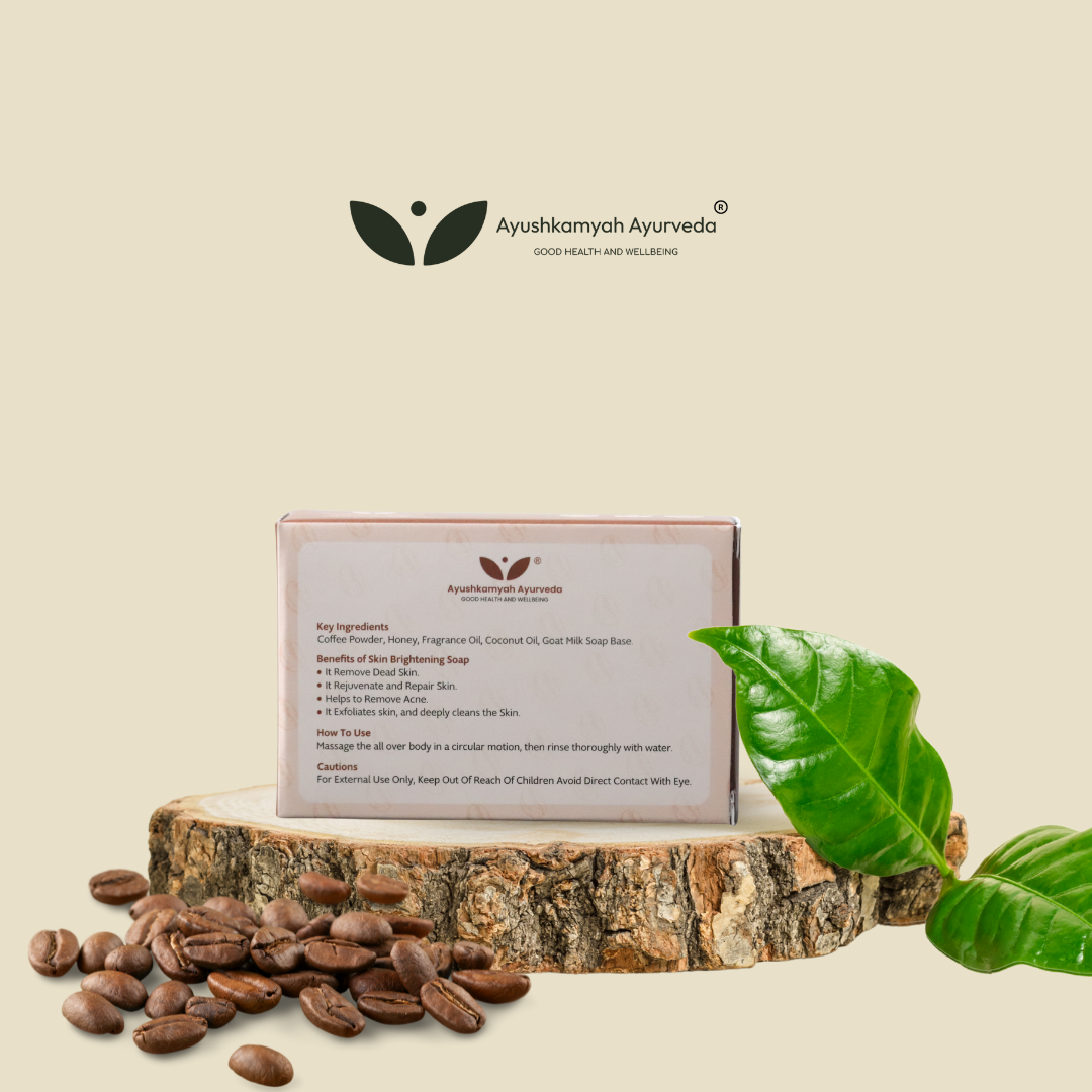 Coffee Honey Handmade Soap – 100gm | Ayushkamyah Ayurveda