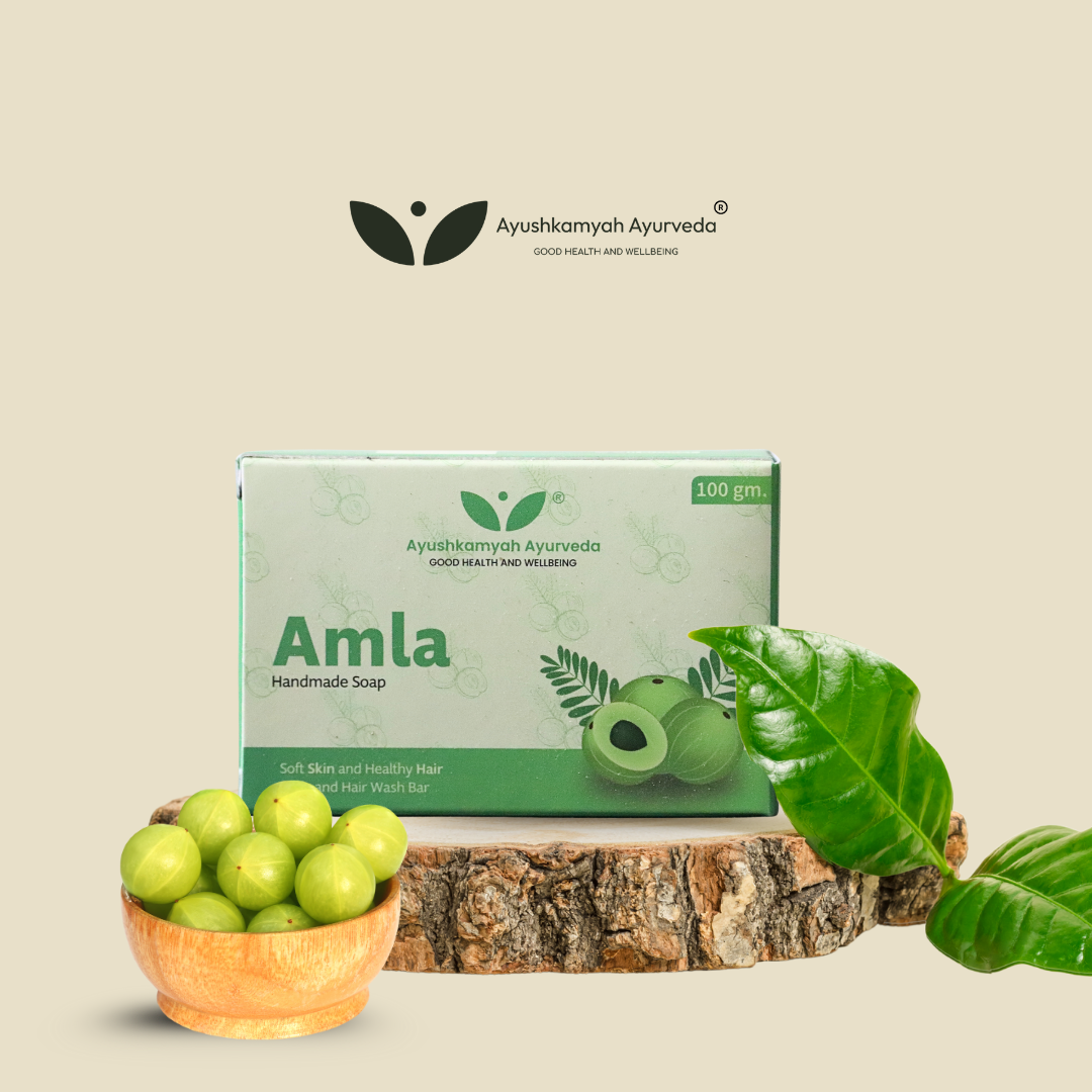 Amla Handmade Soap – 100gm | Ayushkamyah Ayurveda
