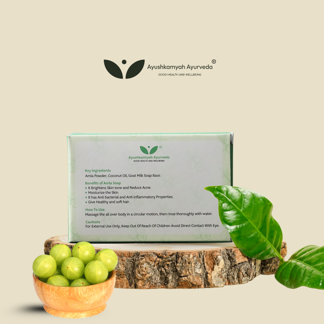 Amla Handmade Soap – 100gm | Ayushkamyah Ayurveda